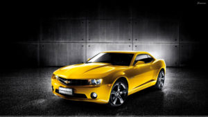 Download 2010 yellow camaro wallpaper HD