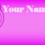 Download a background that says your name HD
