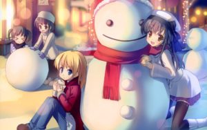 Download anime christmas wallpaper hd HD