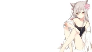 Top anime girl white background 4k Download