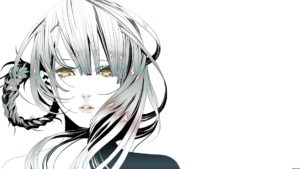 Top anime girl white background HD Download