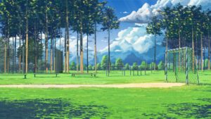 Top anime grass background Download