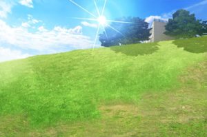 Top anime grass background HD Download