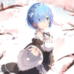 Top anime rem wallpaper 4k Download