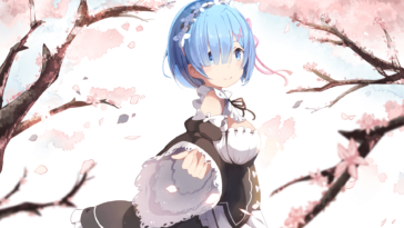 Top anime rem wallpaper 4k Download