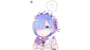 Top anime rem wallpaper 4k Download