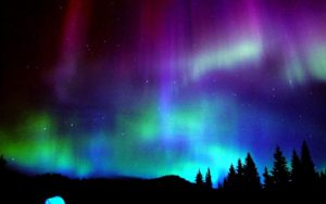 Download aurora borealis background HD