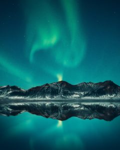 Download aurora borealis background HD