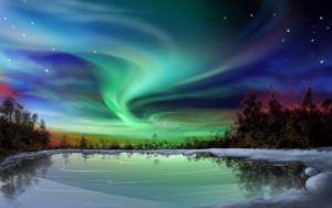 Top aurora borealis background HD Download