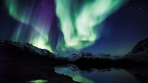 Download aurora borealis background HD