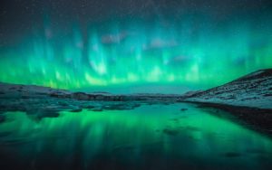 Download aurora borealis background HD