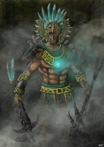 Download aztec warrior wallpaper HD