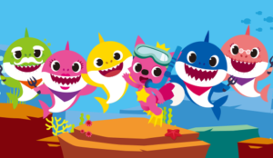 Download baby shark background image HD