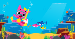 Top baby shark background image HD Download