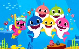 Download baby shark background image HD