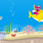 Top baby shark background image free Download
