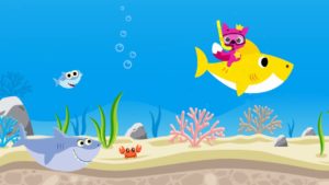 Top baby shark background image free Download