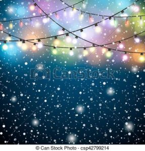 Top background christmas lights free Download