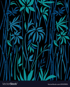 Download bamboo black background HD