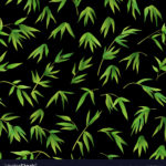 Download bamboo black background HD