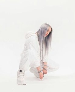 Download billie eilish white background HD