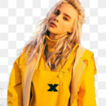 Download billie eilish white background HD