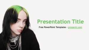 Download billie eilish white background HD