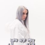 Download billie eilish white background HD