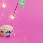 Download birthday cupcake wallpaper background design HD