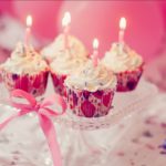 Download birthday cupcake wallpaper background design HD