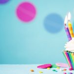 Download birthday cupcake wallpaper background design HD