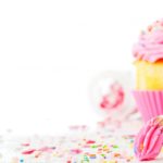 Download birthday cupcake wallpaper background design HD