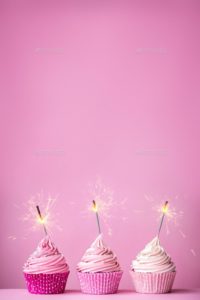 Top birthday cupcake wallpaper background design 4k Download