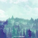 Top blue forest background free Download