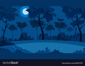 Download blue forest background HD