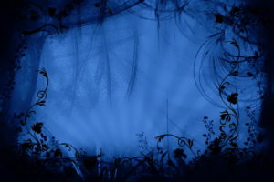 Download blue forest background HD