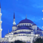 Download blue mosque wallpaper HD