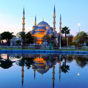 Top blue mosque wallpaper HD Download