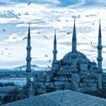Download blue mosque wallpaper HD