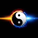 Download blue yin yang wallpaper HD