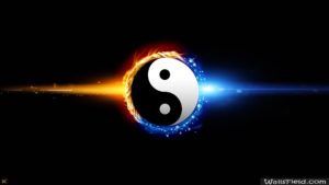 Download blue yin yang wallpaper HD