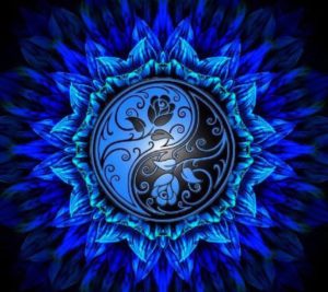 Download blue yin yang wallpaper HD