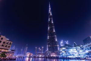 Top burj khalifa at night wallpaper Download