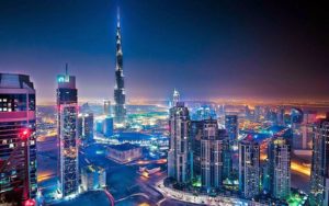 Top burj khalifa at night wallpaper 4k Download