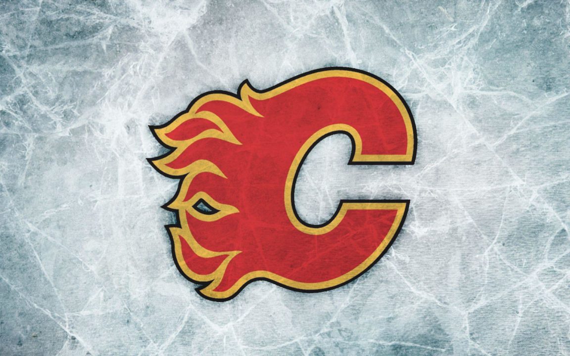 Download calgary flames logo wallpaper HD