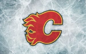 Download calgary flames logo wallpaper HD