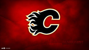 Download calgary flames logo wallpaper HD