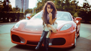 Top car girl wallpaper hd 4k Download