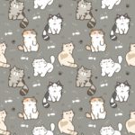 Download cat pattern iphone wallpaper HD