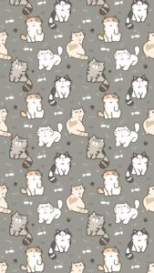 Download cat pattern iphone wallpaper HD